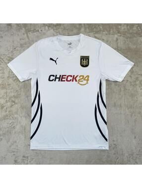 PUMA Germany 2024 Football Shirt Men's Size MEDIUM CHECK24 White Soccer Jersey